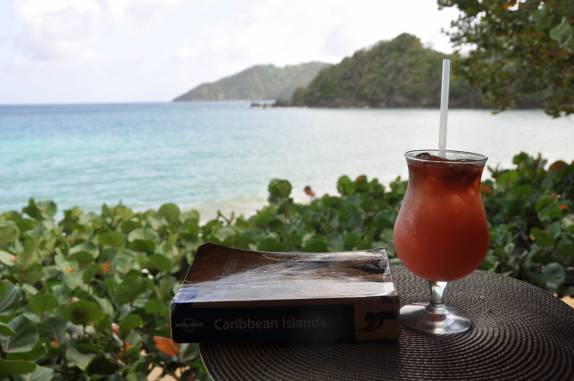 Típico Fruit Punch caribenho, em Speyside - Tobago